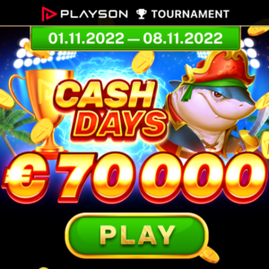 Playson November CashDays 70k tournament