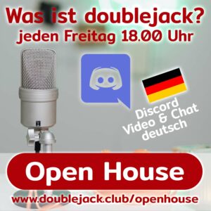 Doublejack Open House on Discord - deutsch