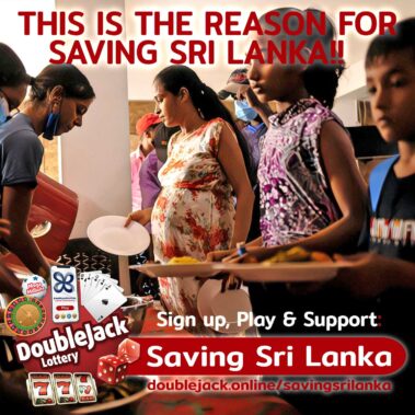 doublejack supports "Saving Sri Lanka"